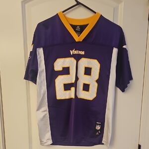 Reebok MINNESOTA VIKINGS Purple and Yellow Team Jersey YOUTH